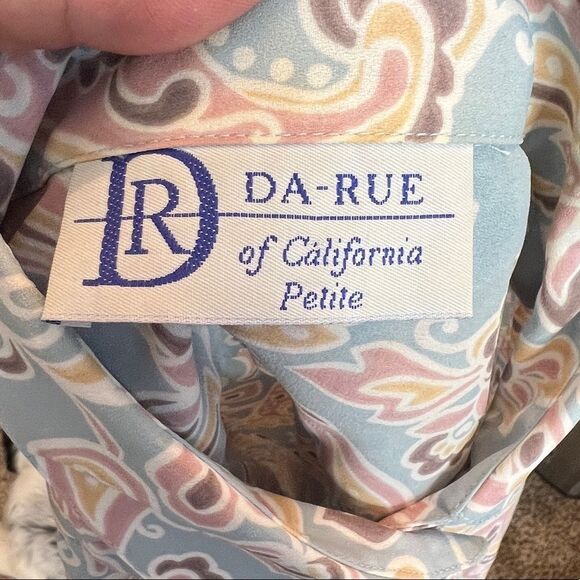 Vintage Da-Rue of California Blouse - Picture 6 of 6